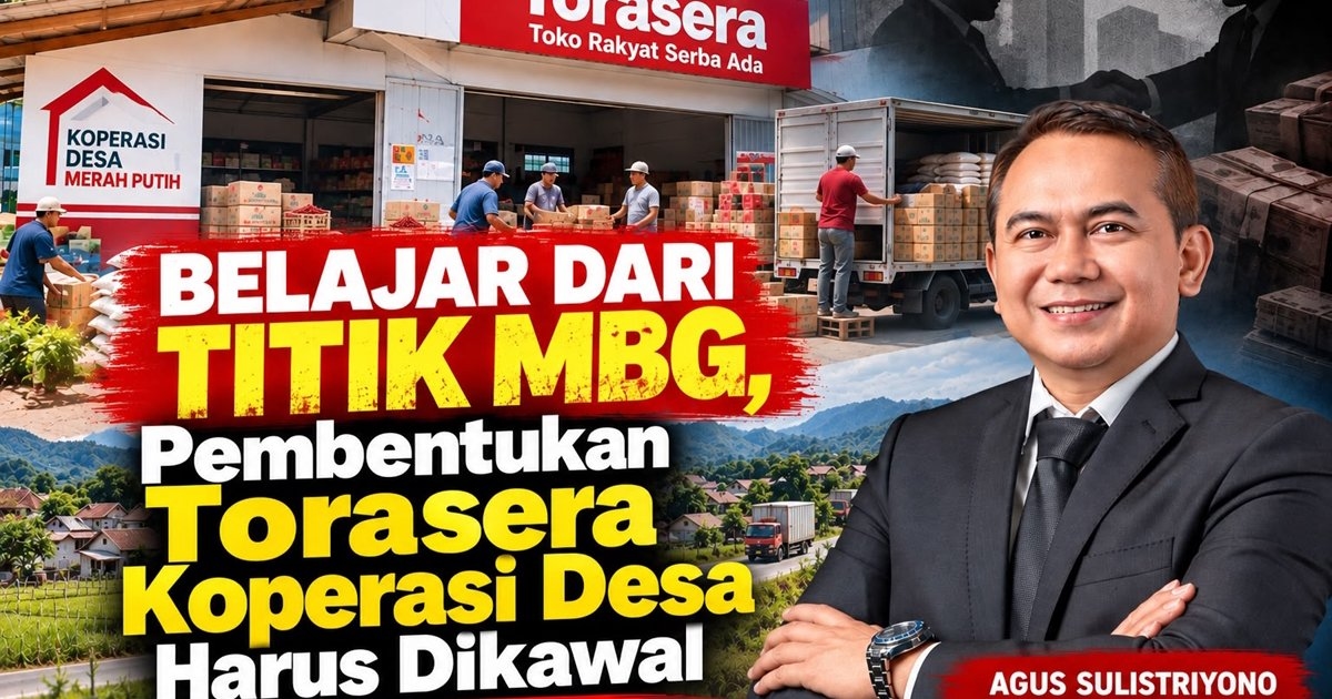 Waspada! Torasera Koperasi Merah Putih Disorot, Agus Sulistriyono Ingatkan Ancaman Calo dan Kongkalikong