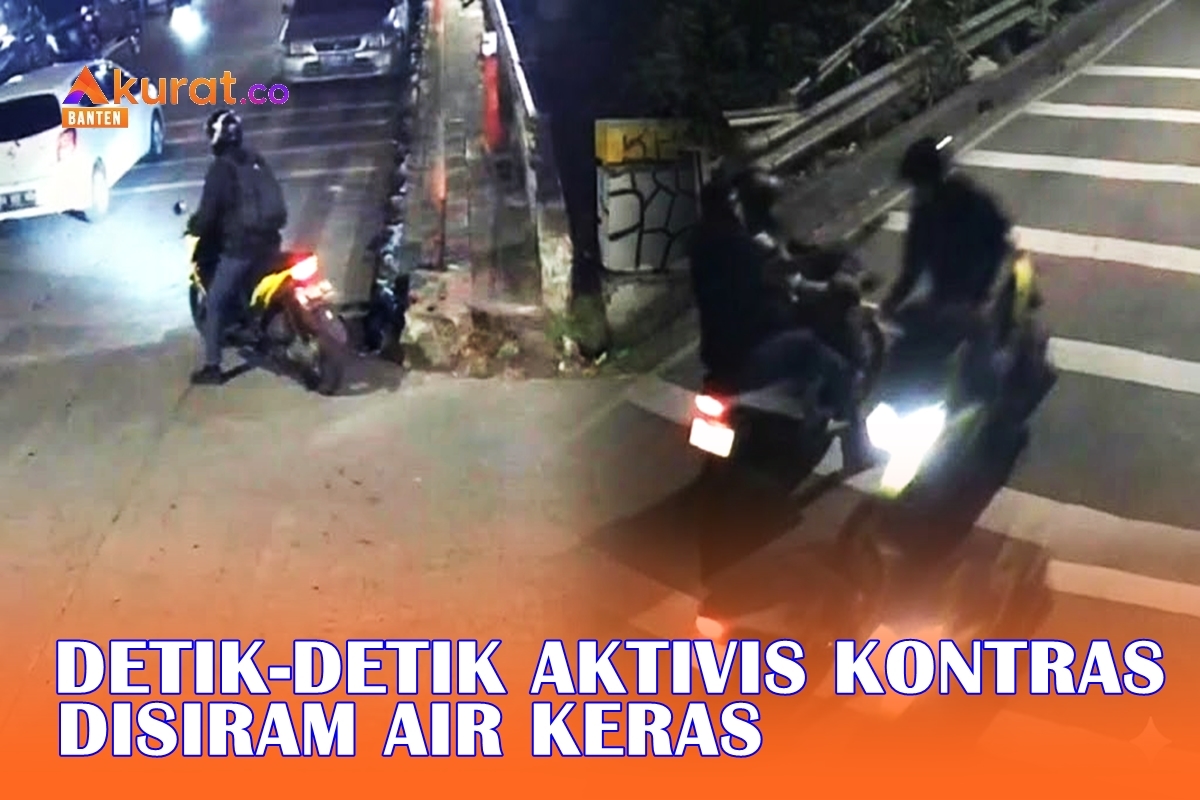 Detik-Detik Aktivis KontraS Andrie Yunus Disiram Air Keras! CCTV Ungkap Aksi Biadab Pelaku!