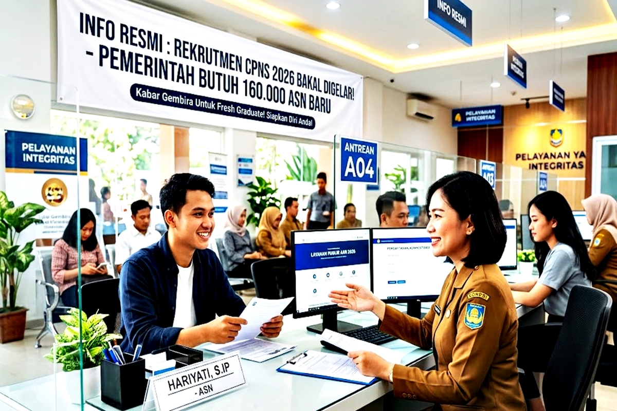 Kabar Gembira! 160 Ribu ASN Pensiun, Seleksi CPNS 2026 Segera Dibuka? Cek Formasi Prioritasnya!