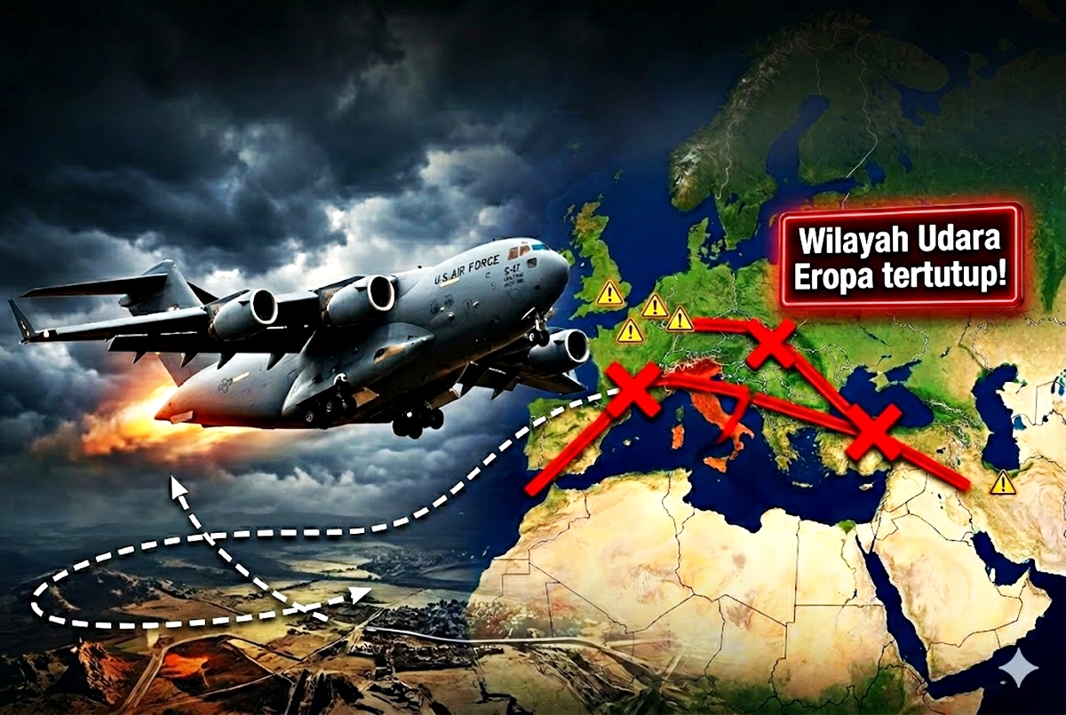 Militer AS Terjepit! Rencana Gempuran ke Iran Berantakan Gara-Gara 'Pintu' Eropa Tertutup
