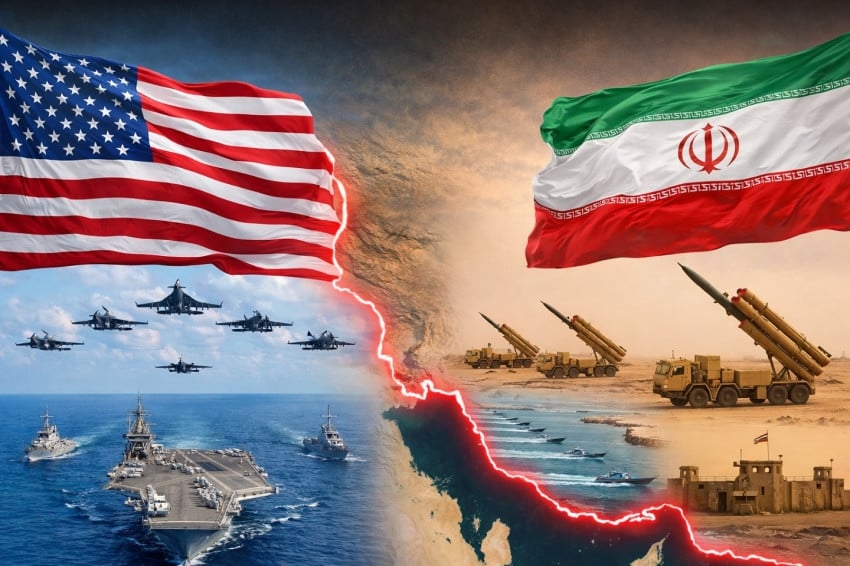 Perang Iran Memanas! Rudal IRGC Hantam Kapal Induk dan Jatuhkan Jet Tempur AS