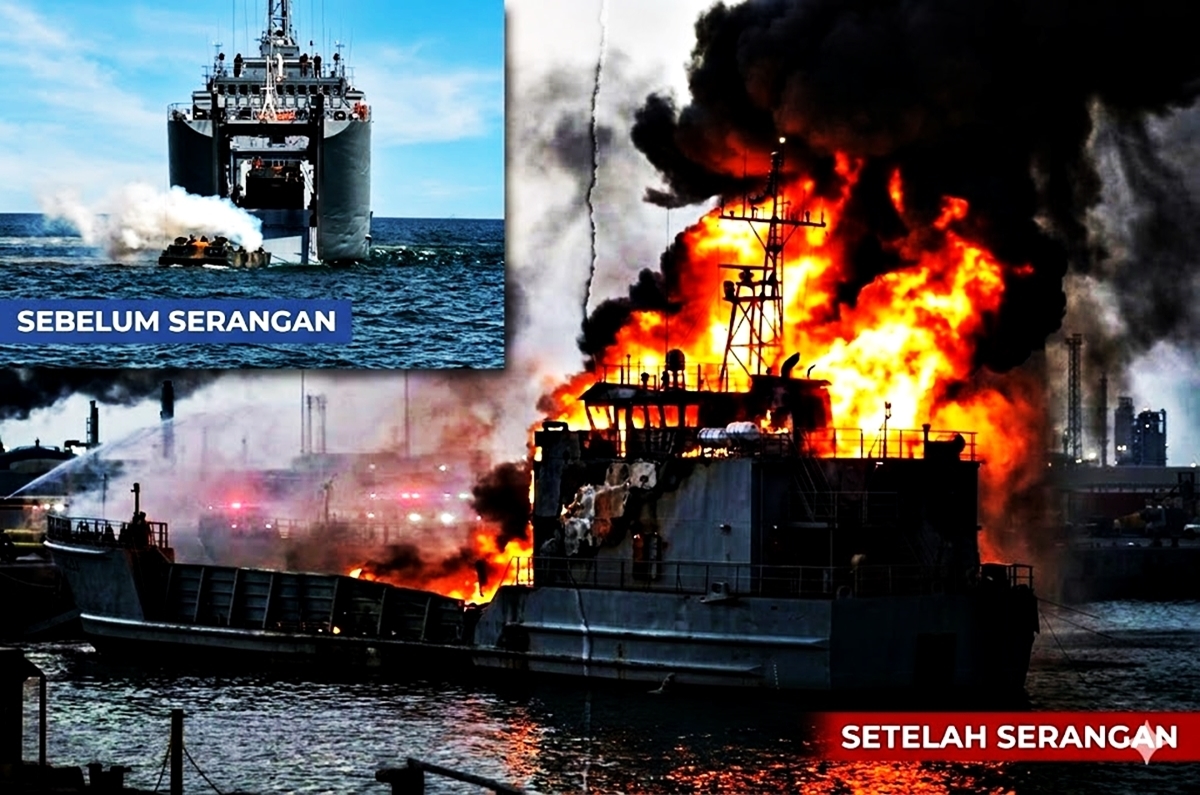 Memanas! Operasi 'Janji Sejati 4' Iran Hantam Pangkalan AS di Kuwait dan Bahrain, Kapal LCU hingga Jet F-15 Jadi Hancur Lebur Berserakan
