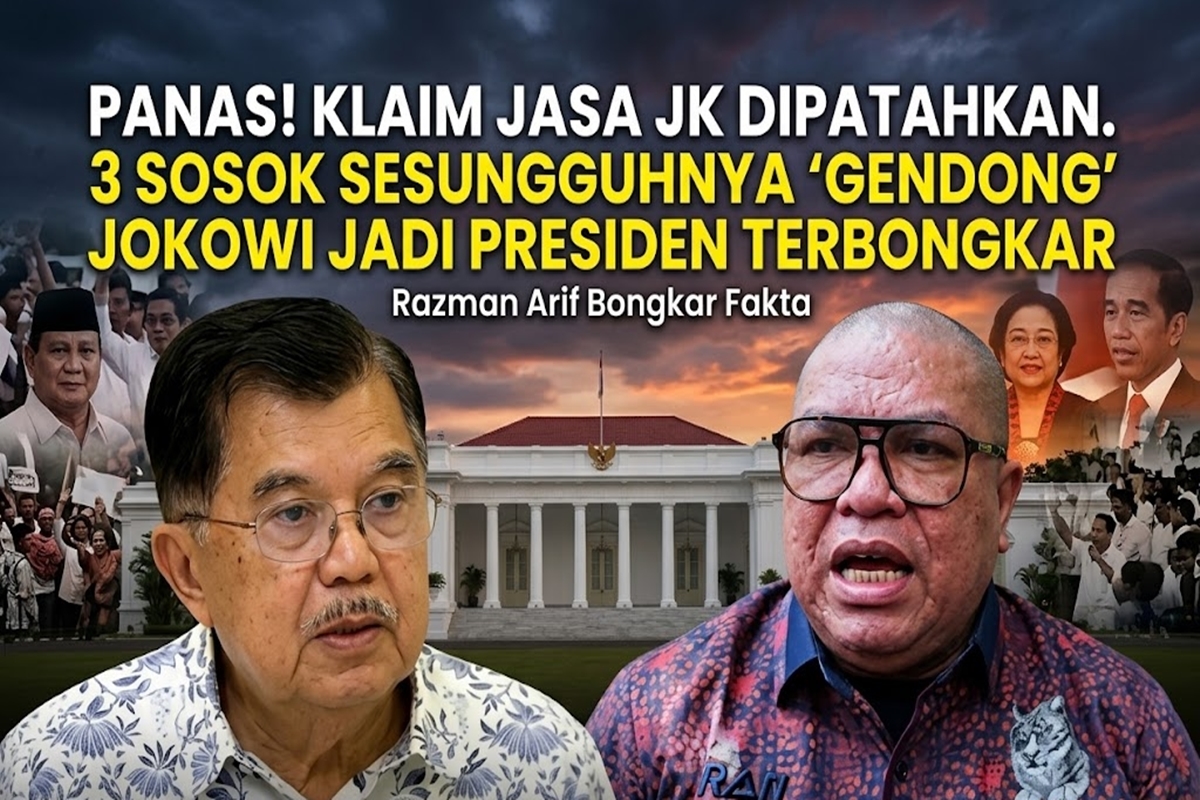 Panas! Klaim JK Dipatahkan, Ketua Relawan Bongkar 3 Nama yang Sebenarnya 'Gendong' Jokowi Jadi Presiden