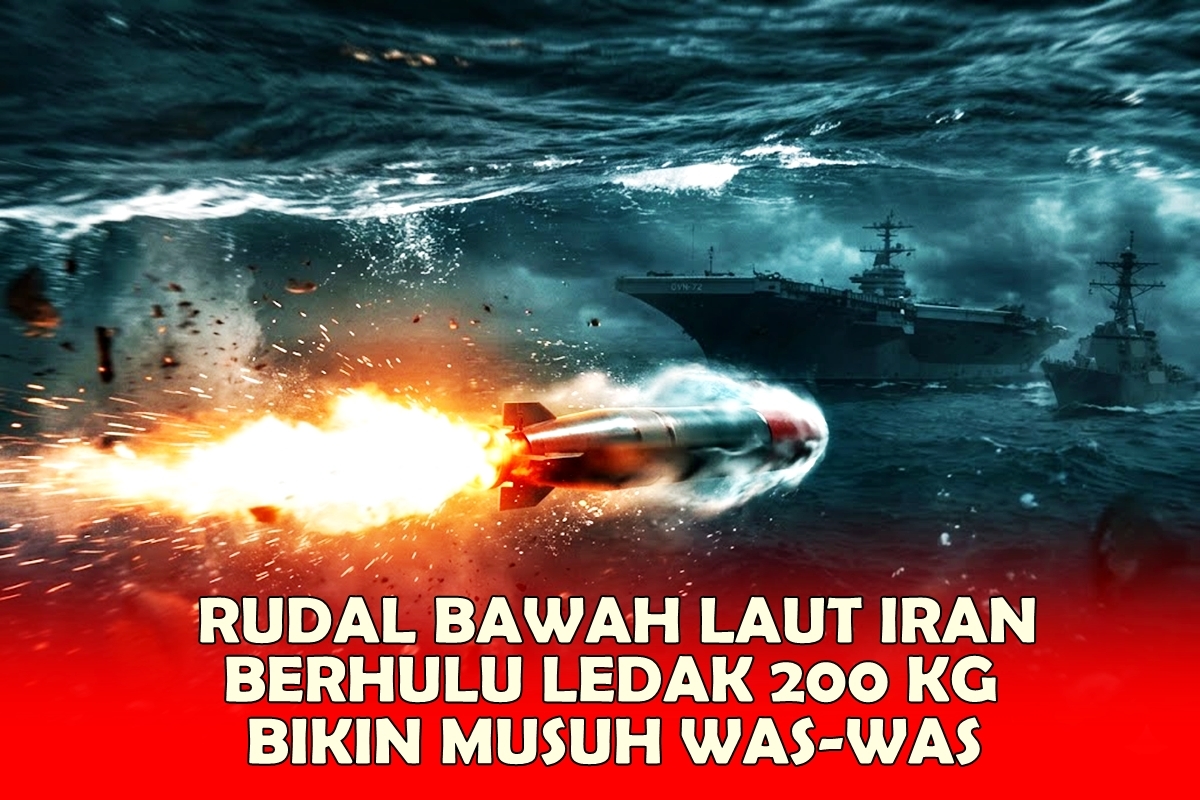 AS Dalam Bahaya! Iran Pamer Torpedo Super 360 Km per Jam: Sekali Hantam, Kapal Induk Bisa Karam