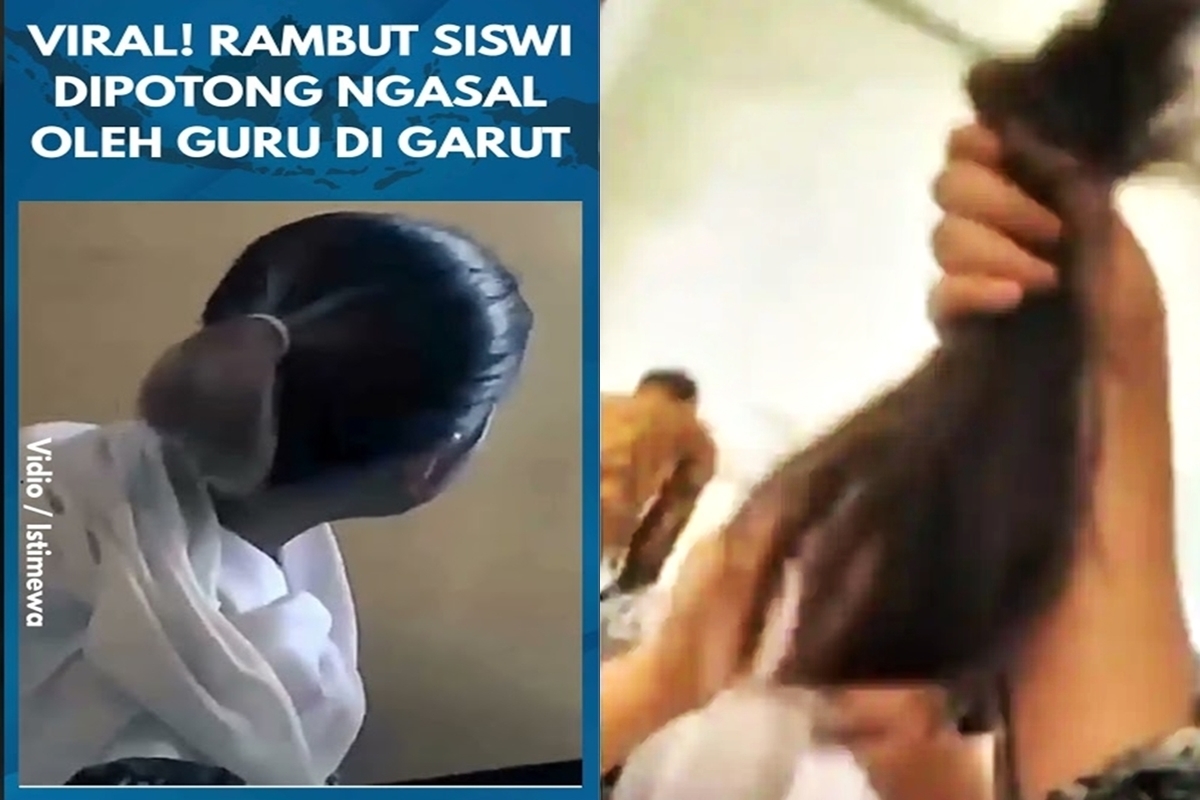 Hancur Hati Sang Ibu Melihat Putrinya Pulang Menangis Histeris: Rambut Dipotong Guru Padahal Tertutup Jilbab