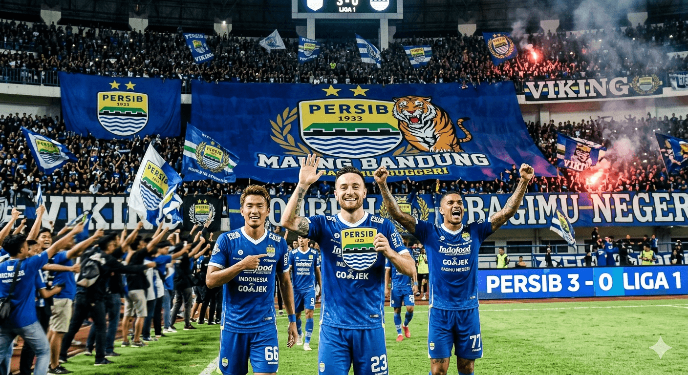 Drama 5 Gol di Segiri! Persib Taklukkan Persija dan Kokoh di Puncak Klasemen