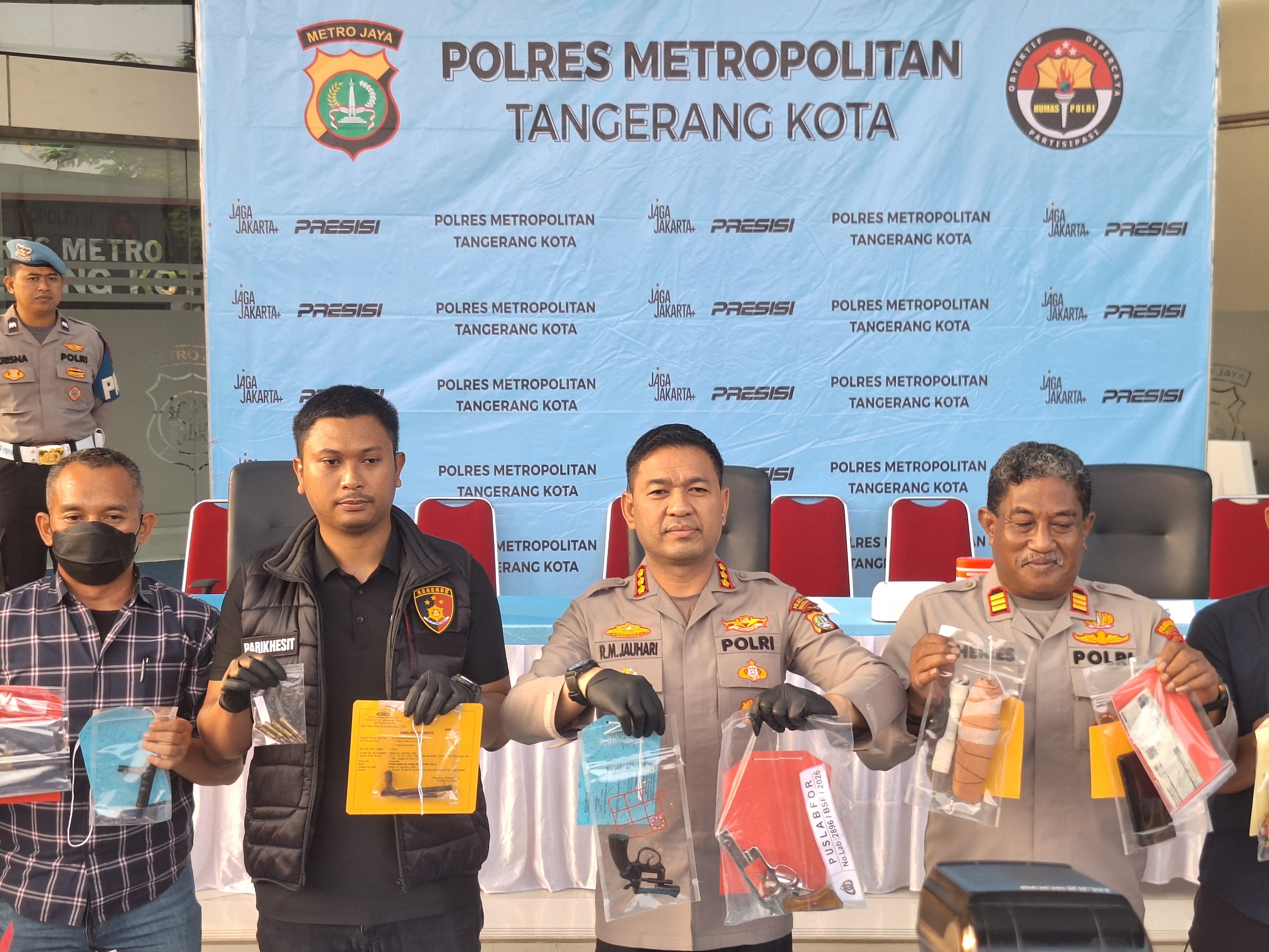 Polres Metro Tangerang Kota Ungkap 52 Kasus Kriminal dalam Sebulan, 36 Tersangka Ditahan