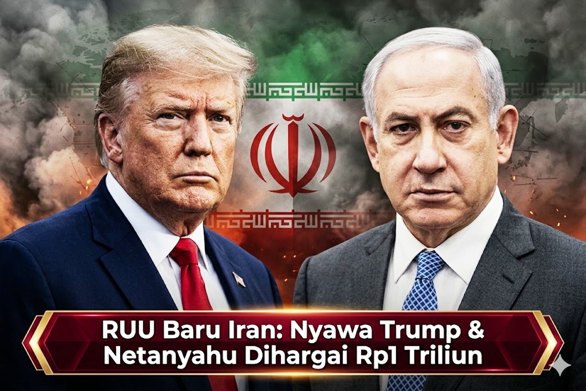 Gila! RUU Baru Iran Hargai Nyawa Trump dan Netanyahu Rp1 Triliun
