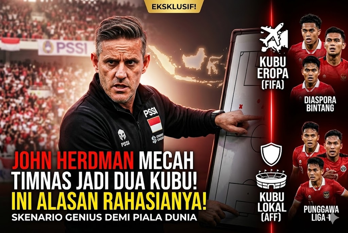 Timnas Indonesia Sengaja Dibelah Dua Kubu oleh John Herdman, Ternyata Ini Alasan Rahasianya!