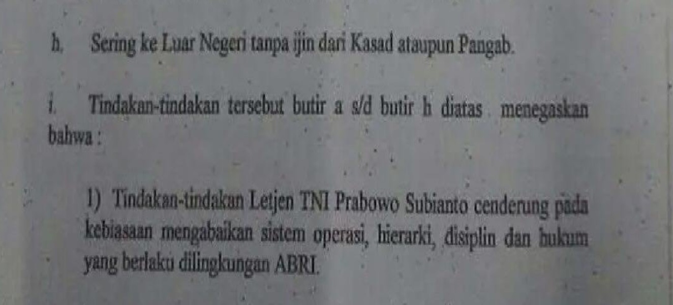 Mondar-mandir ke Luar Negeri Ternyata Hobinya, Alasan Prabowo Dipecat dari TNI Poin H Viral di Threads 'Memang Sudah Bawaan Orok'