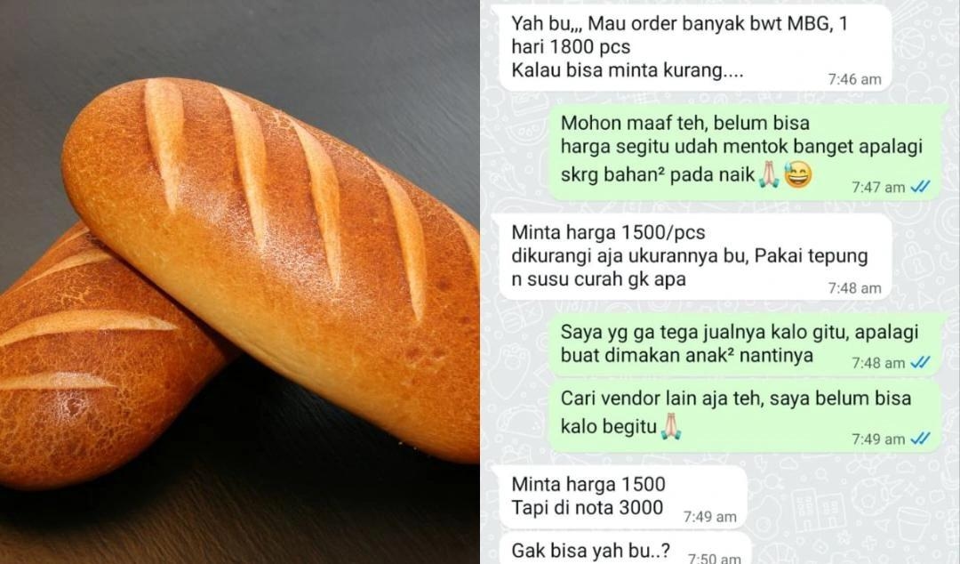 Viral Dugaan Manipulasi Harga Pengadaan MBG di Kota Serang, Vendor Roti Mengaku Diminta Turunkan Kualitas Produk