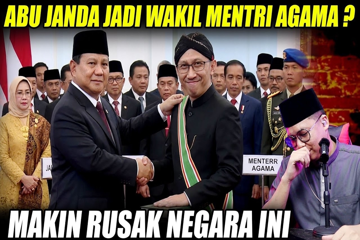 HEBOH! Isu Abu Janda Jadi Wakil Menteri Agama, Masuk Lewat Pintu Dapur Kertanegara? Cek Faktanya!