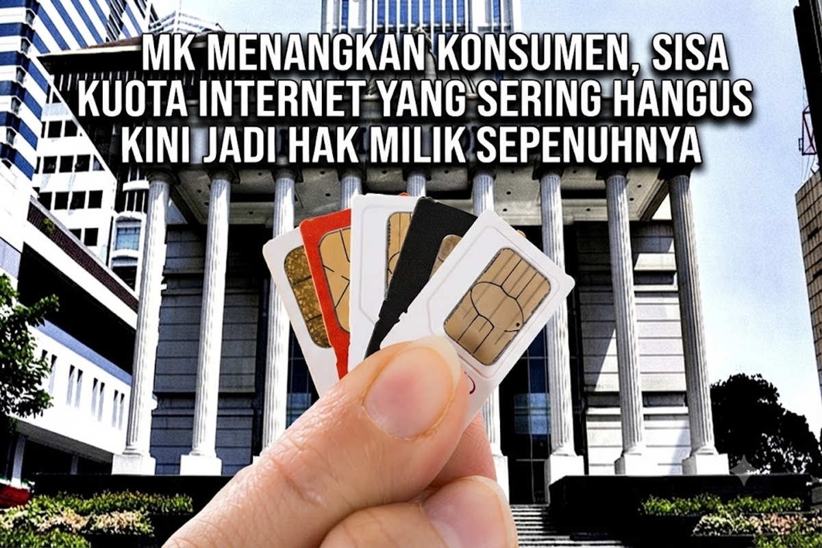 Tok! MK Menangkan Konsumen, Sisa Kuota Internet yang Sering Hangus Kini Jadi Hak Milik Sepenuhnya