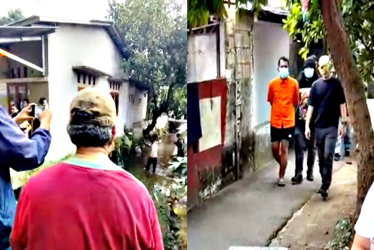 Reka Ulang Mutilasi Depok Memanas! Pelaku Digelandang ke Kali Licin, Tunjukkan Titik Pembuangan Kaki Korban