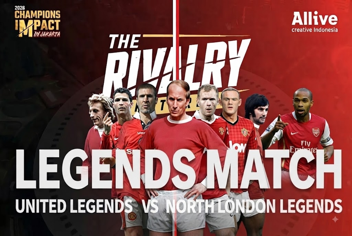 Resmi! Legenda Manchester Dan Tim 'Unbeaten' London Bentrok di GBK 10 Oktober, Catat Jadwal Dan Info Tiketnya!