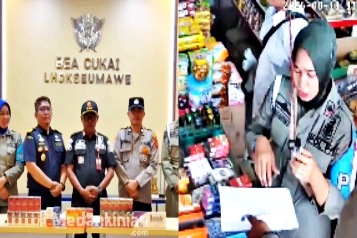 Bukannya Menertibkan, Oknum Satpol PP Aceh Utara Malah Diduga Nyolong Rokok Saat Razia, Videonya Bikin Gagal Fokus!