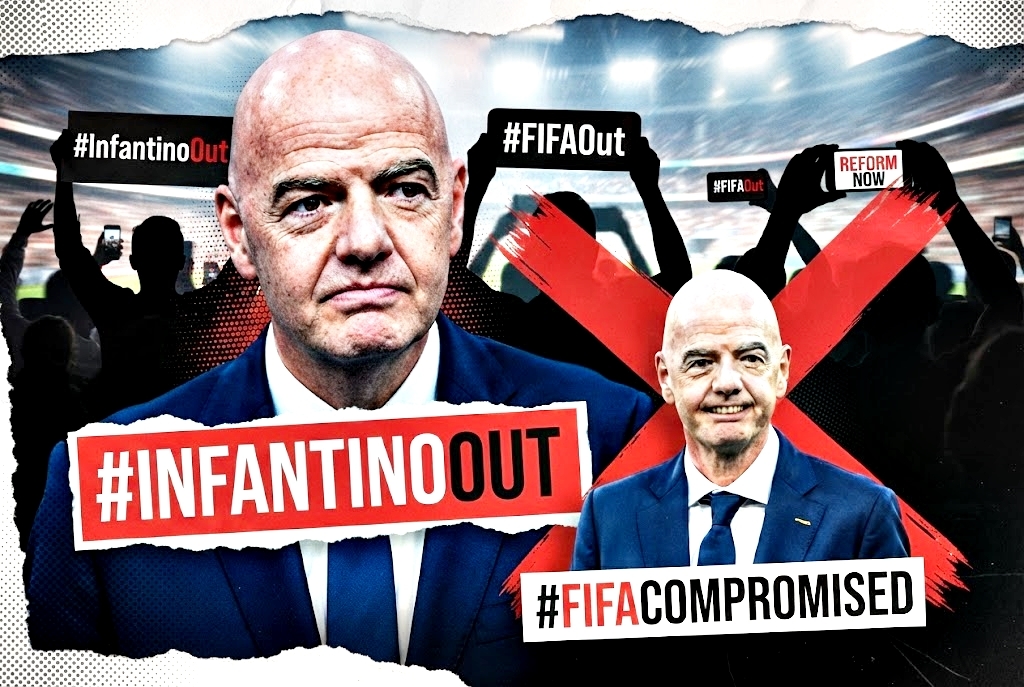 Darurat Sepak Bola Dunia! Tagar 'InfantinoOut' Menggema, Suporter Kompak Desak Presiden FIFA Mundur