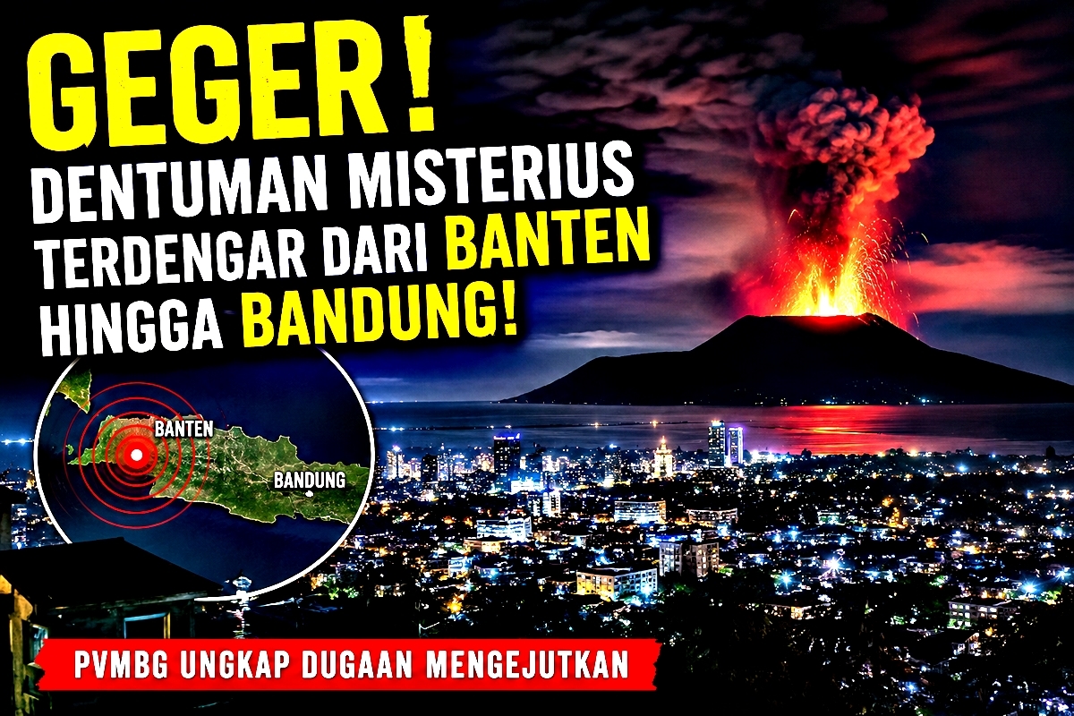 Geger! Dentuman Misterius Terdengar dari Banten hingga Bandung, PVMBG Ungkap Dugaan Mengejutkan