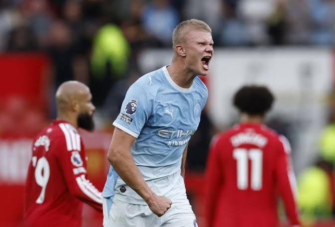 Haaland Ukir Sejarah di Old Trafford, Satu Gol Bikin Rooney dan Aguero Lewat!