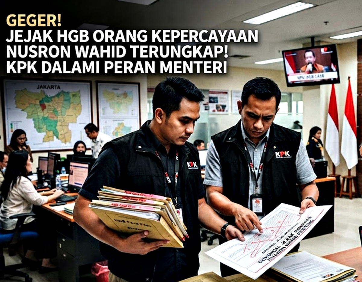 Geger! Jejak Orang Kepercayaan Nusron Wahid di Kasus HGB Terungkap, KPK Masih Dalami Peran Sang Menteri