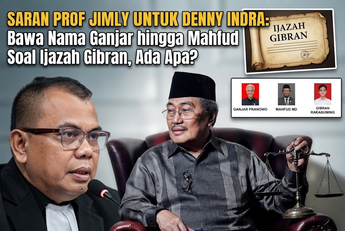 Saran Prof Jimly untuk Denny Indrayana, Bawa Nama Ganjar hingga Mahfud Soal Ijazah Gibran, Ada Apa?