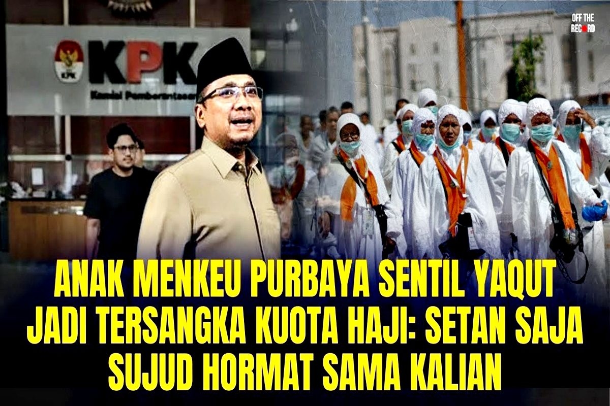Putra Menkeu Purbaya, Yudo Sadewa Sebut Yaqut Cholil Dengan Sentilan Menohok di Medsos Soal Korupsi Kuota Haji