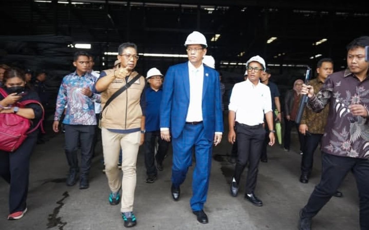 Menkeu Purbaya Sidak Perusahaan Baja di Tangerang, 40 Perusahaan Terindikasi Langgar Pajak