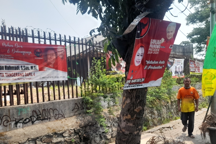 Penertiban APK di Kota Tangerang, Satpol PP Diminta Jangan Tebang Pilih