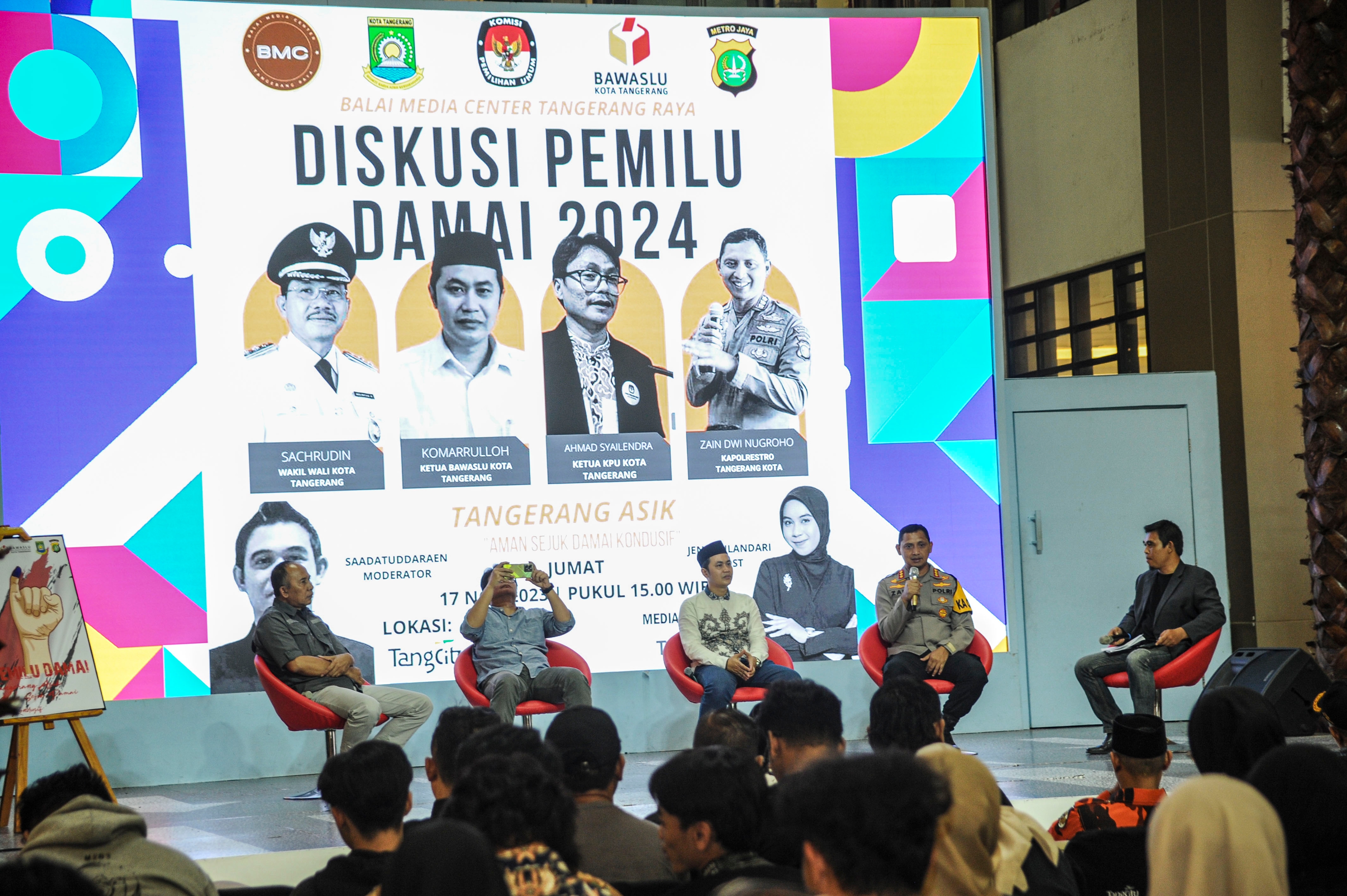 BMC Tangerang Raya Deklarasi Tangerang Asik Jelang Pemilu 2024
