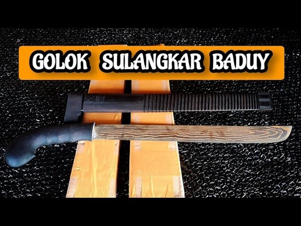 GOLOK SULANGKAR Dalam Perjalanan Sejarahnya, Kemudian di Kenal Sebagai Golok Ciomas