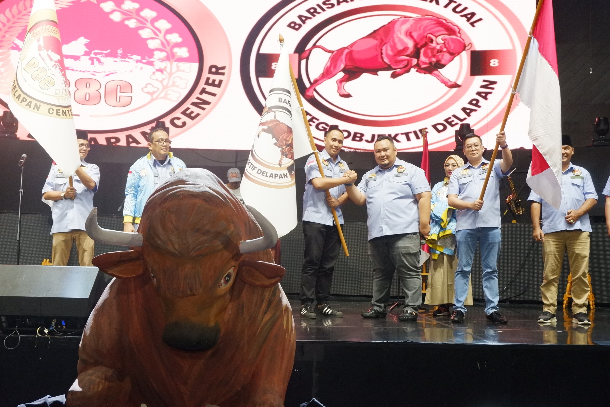 Diperkuat Bison, Barisan 8 Center Siap Menangkan Prabowo - Gibran Satu Putaran di Pilpres 2024