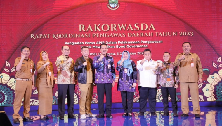 Pj Andi Ony Buka Rakorwasda Kabupaten Tangerang