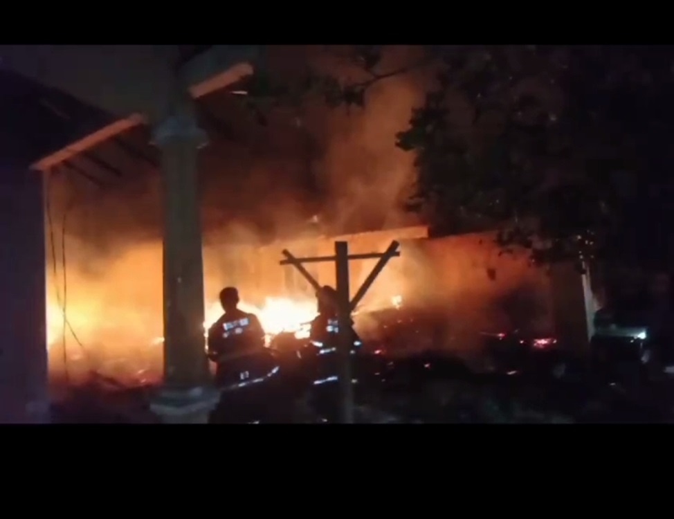 Jelang Tahun Baru, Kediaman Suntaka Rata Dengan Tanah