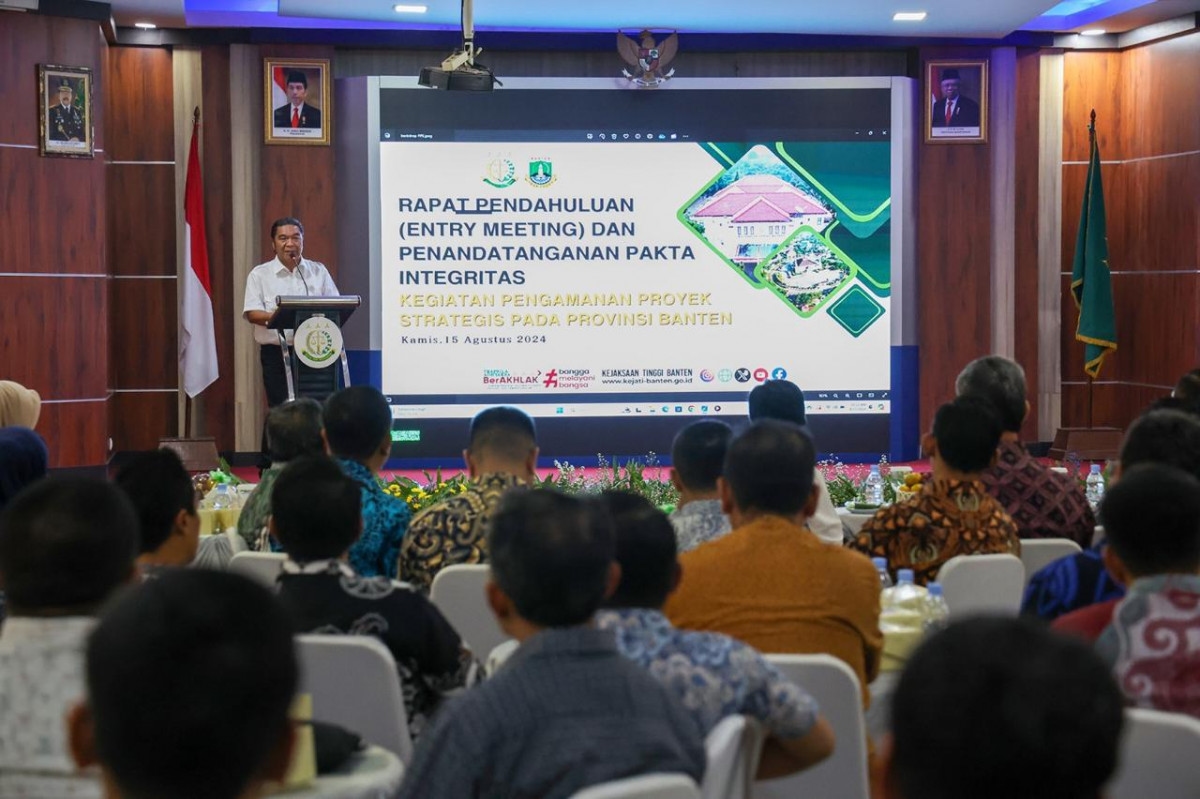 Pj Gubernur Banten Al Muktabar Gandeng Kejati Banten Dalam Pembangunan Proyek Strategis
