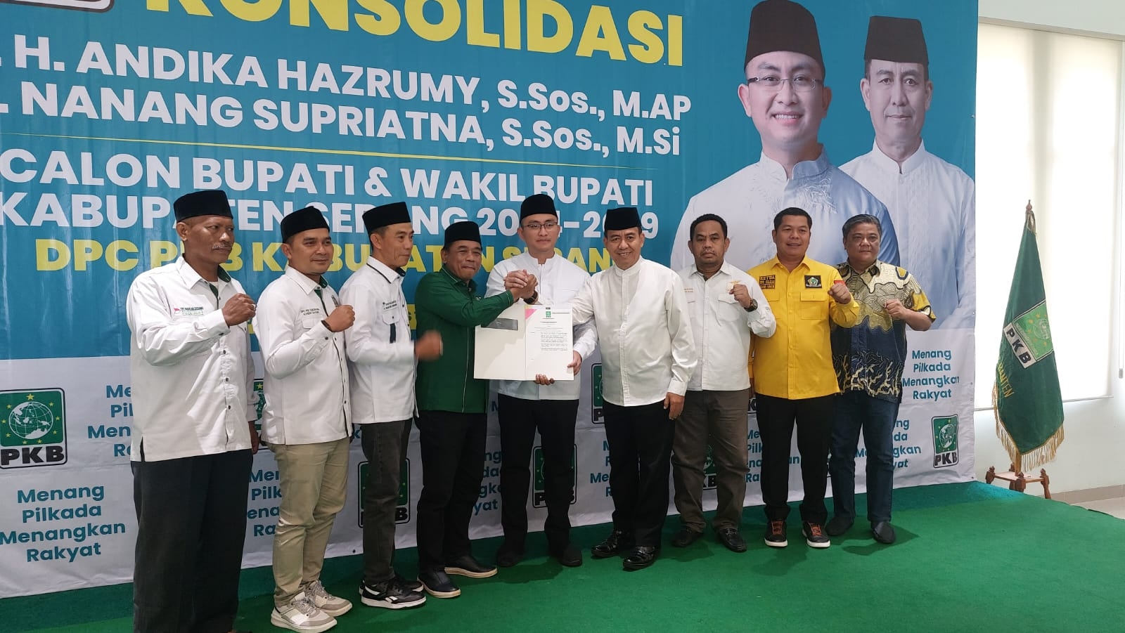 PKB Banten Berikan Dukungan untuk Andika Hazrumy-Nanang Supriatna di Pilkada Bupati dan Wakil Bupati Kabupaten Serang