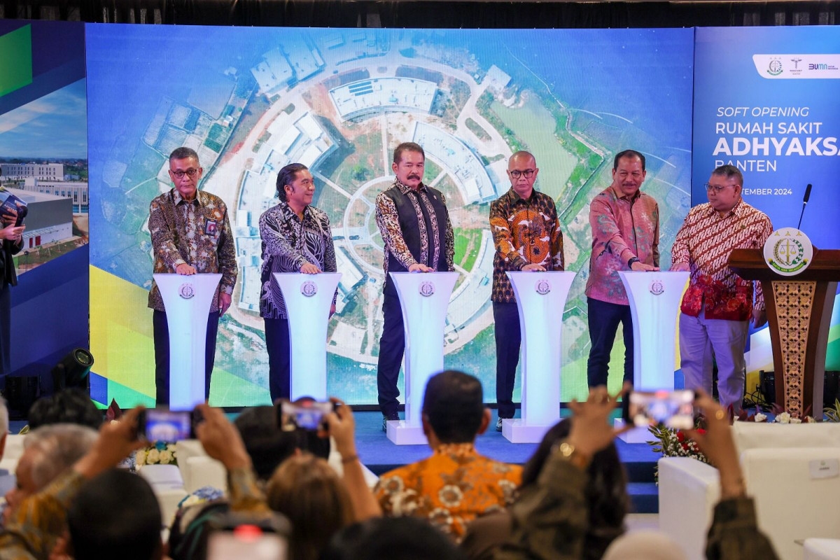 Al Muktabar dan Jaksa Agung Resmikan RS Adhyaksa Banten, Melayani Langsung Masyarakat melalui Pelayanan BPJS Kesehatan.