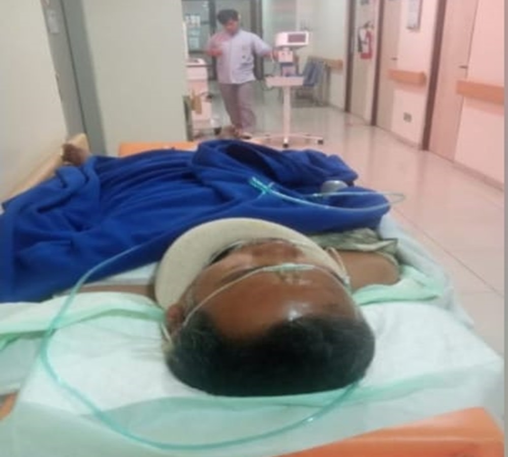 Yadi Anggota Satpol PP Korban Aksi Demo Penolakan Ketua DPRD Lebak, Dirujuk Ke RS Primaya Tangerang