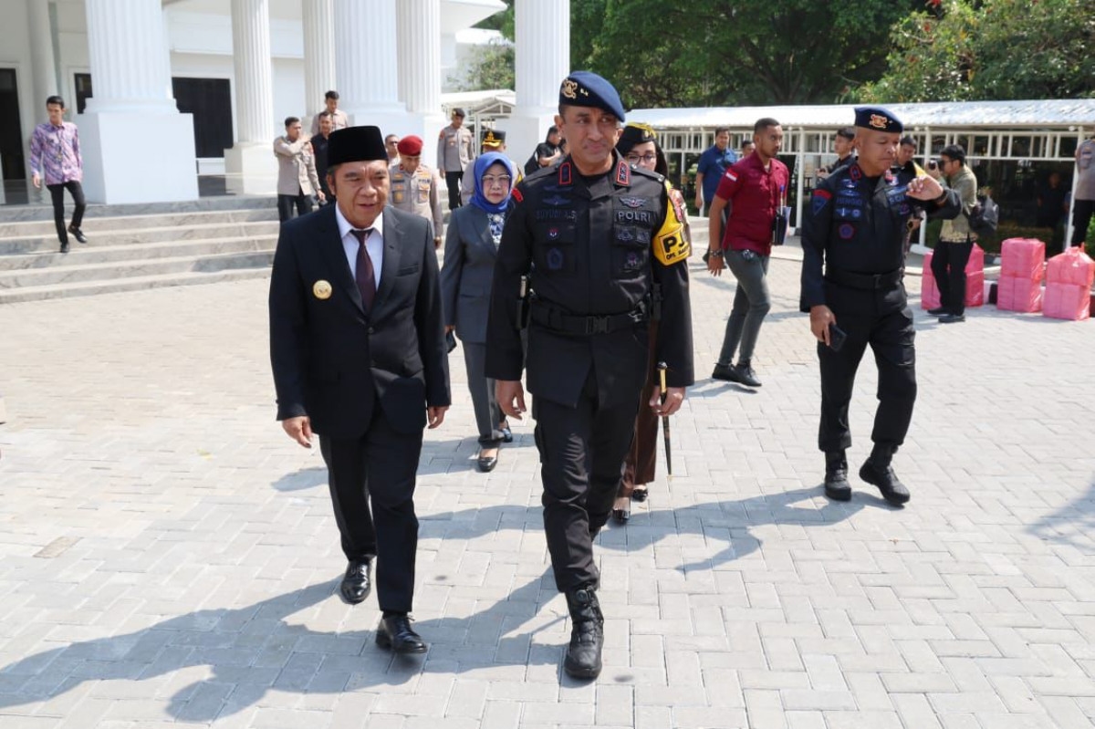 Pj Gubernur Banten Al Muktabar Gelar Apel Kesiapsiagaan Hadapi Bencana Alam Tahun 2024