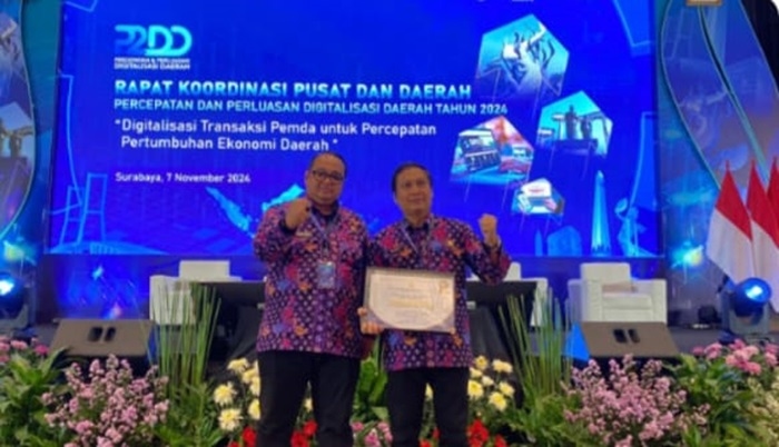 Pemkab Tangerang Raih Penghargaan Terbaik III Jawa - Bali Ajang Digitalisasi Championship TP2DD 2024