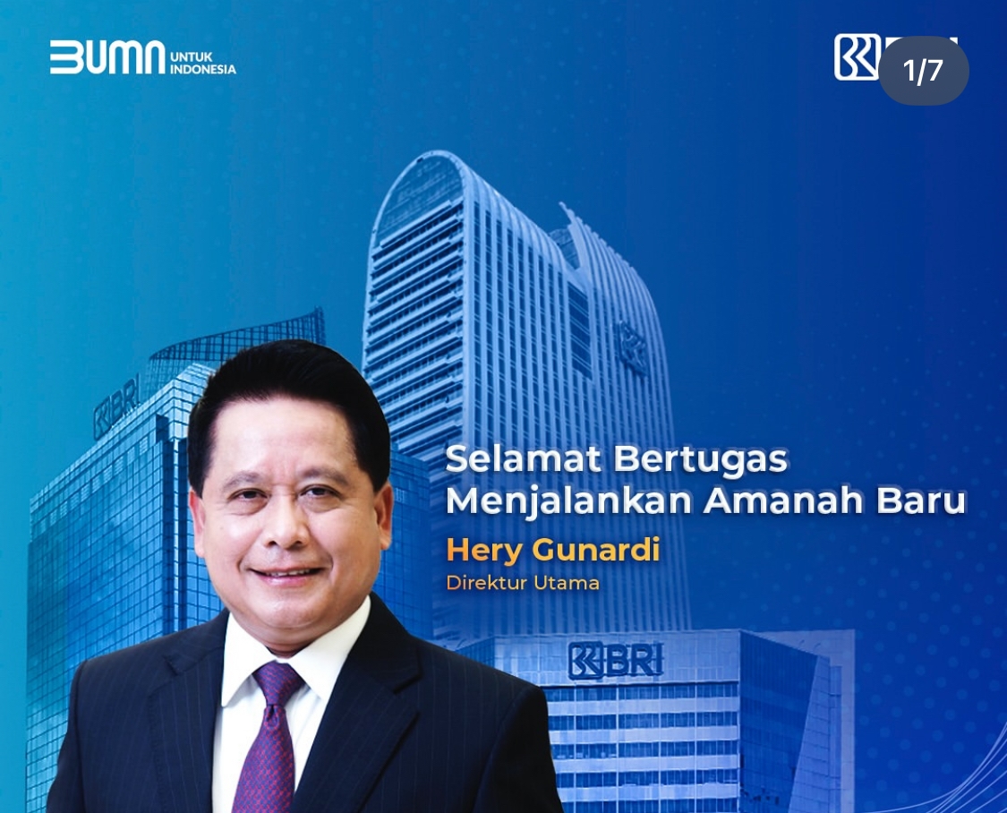 Dirut BRI Ganti Hery Gunadi! Segini Gaji Hery Gunardi sebagai Dirut BRI yang Baru