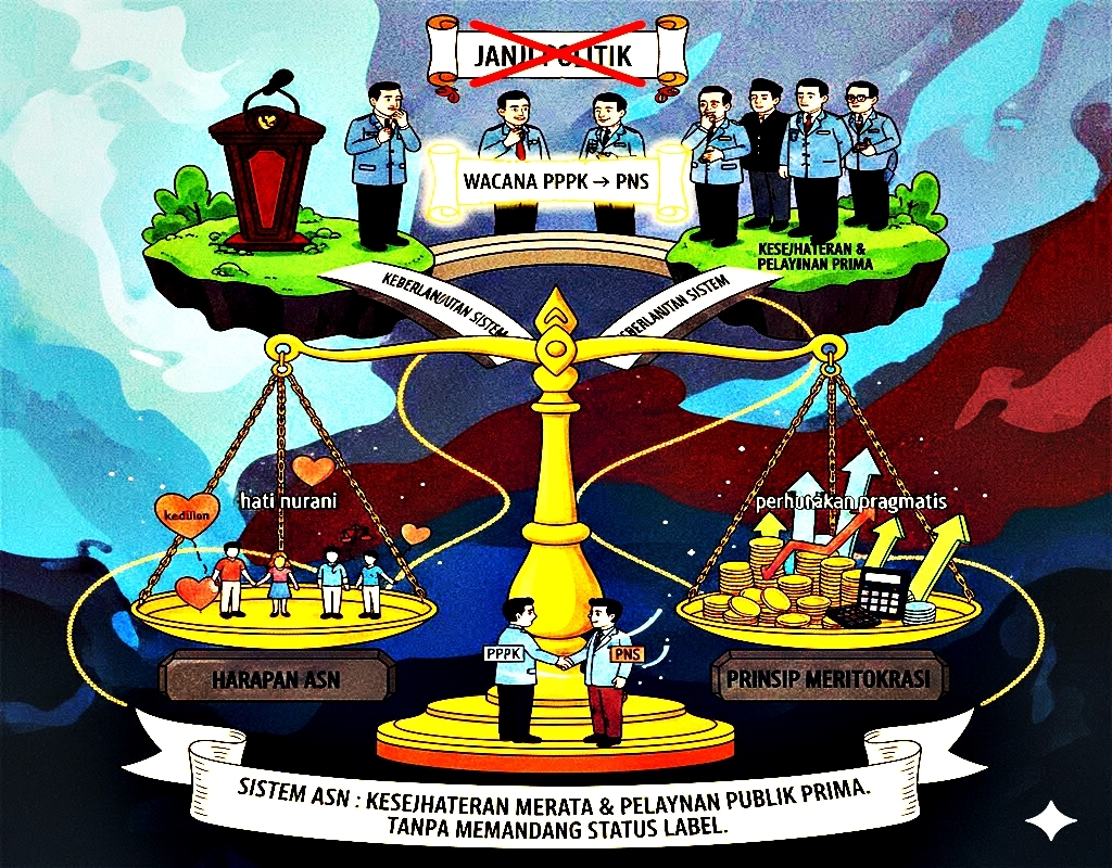 OPINI: Dilema Status ASN: Antara Harapan Kesejahteraan, Realitas Anggaran, dan Reformasi Pemerintahan