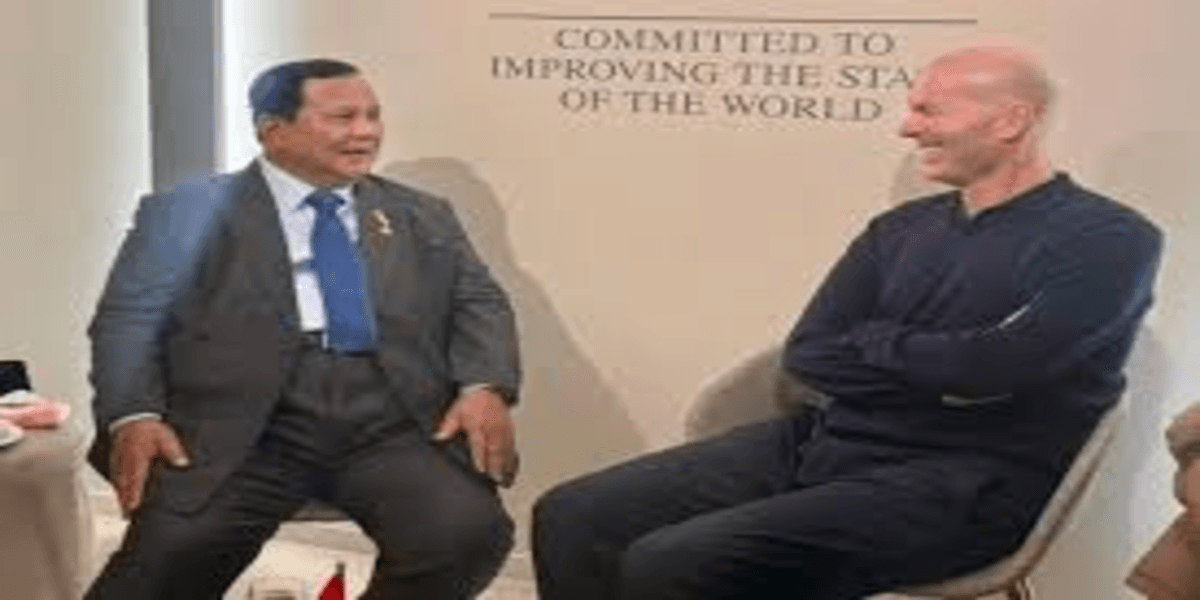 Prabowo Bertemu Zidane di Davos, Sepak Bola Nasional Masuk Agenda Besar Presiden