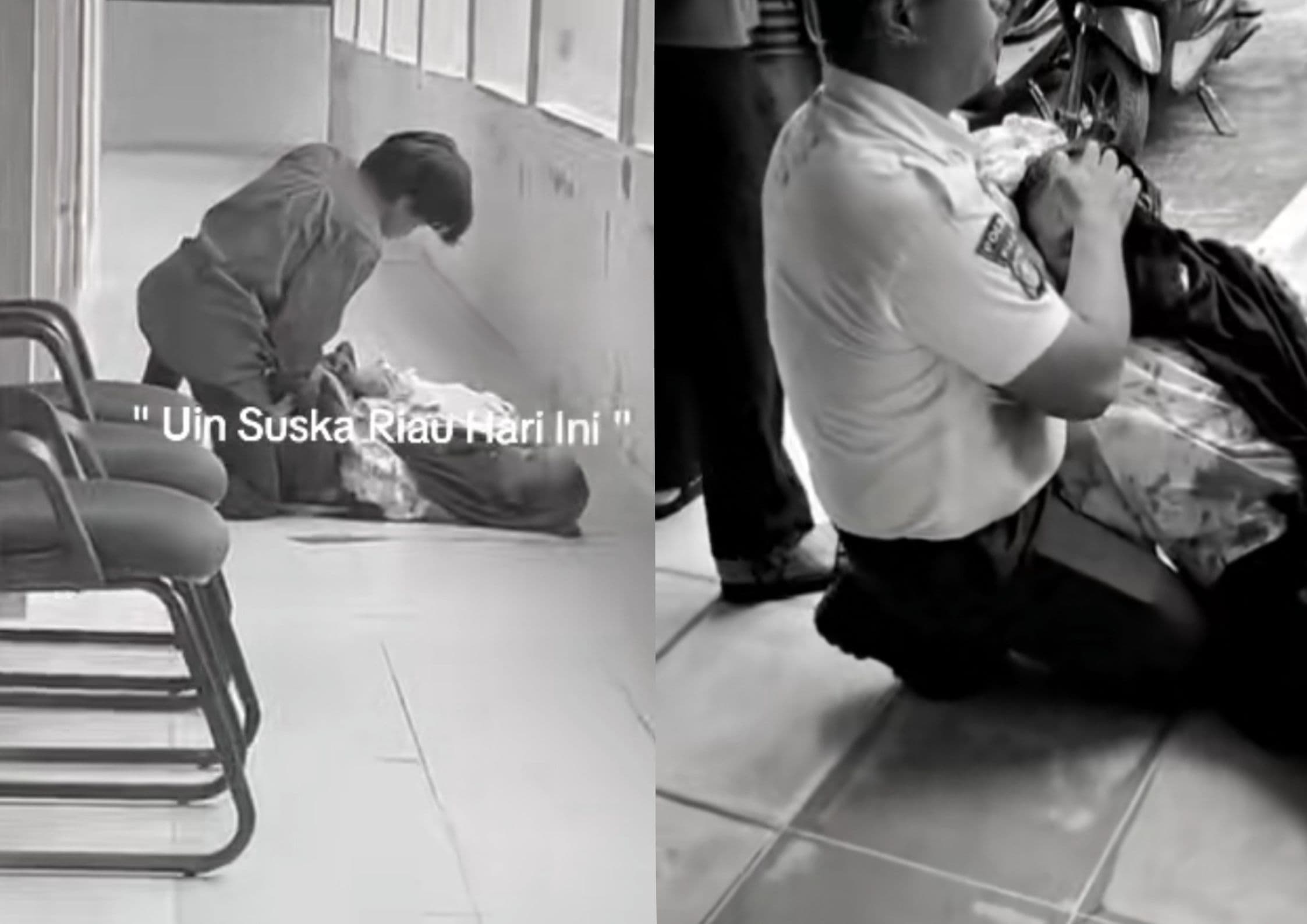Viral! Diduga Gara-gara Cinta Ditolak, Mahasiswa UIN Suska Tega Bacok Mahasiswi Hingga Tidak Berdaya