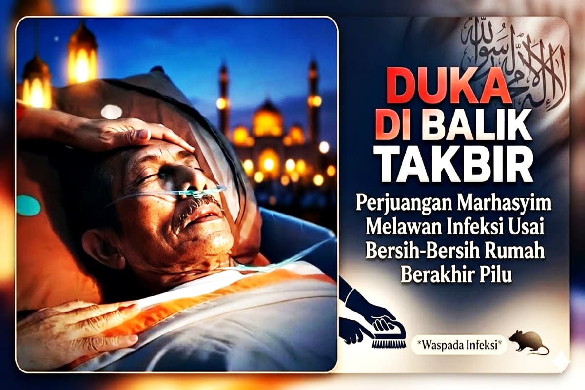 Duka di Balik Takbir: Perjuangan Marhasyim Melawan Infeksi Usai Bersih-Bersih Rumah Berakhir Pilu