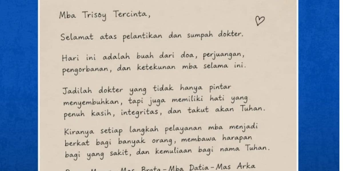 Masih Ingat Ferdy Sambo? Putrinya Resmi Jadi Dokter, Sang Ayah Kirim Surat Penuh Haru dari Penjara