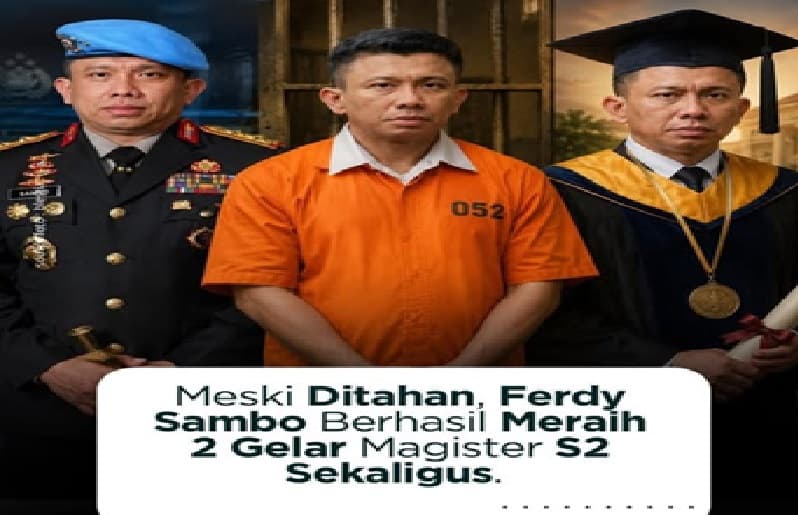 Ferdy Sambo Dikabarkan Ambil S2 dari Penjara, Respons Ditjen PAS Jadi Sorotan