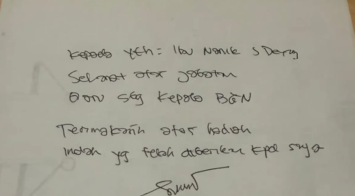Viral Surat Sonny Sonjaya dari Balik Tahanan, Kalimat "Hadiah Indah" ke Kepala BGN Baru Bikin Publik Curiga