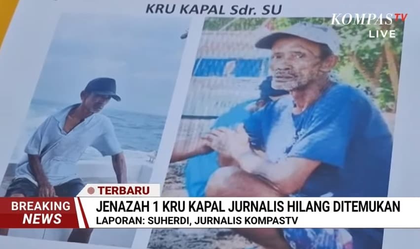 BREAKING NEWS! Jenazah Kru Kapal yang Bawa 5 Jurnalis Hilang di Anak Krakatau Ditemukan, Identitas Terungkap
