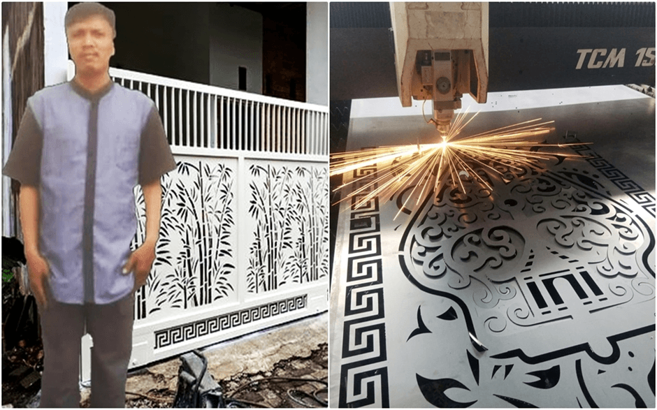 Tren Rumah Minimalis dengan Pagar Laser Cutting, Menjadi Pilihan Keluarga Muda