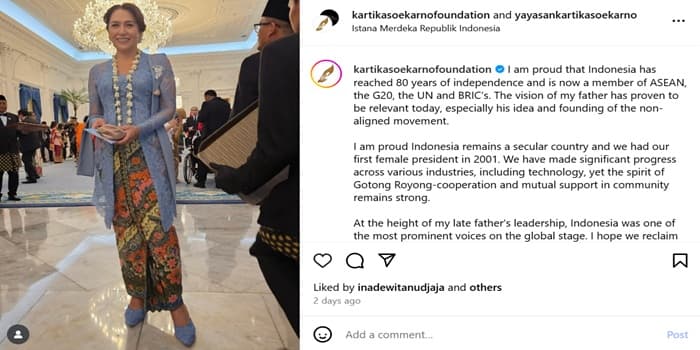 Baru Terlihat Wajah Kartika Sari Dewi Soekarno, Putri Bung Karno dari Dewi Soekarno yang Jelita